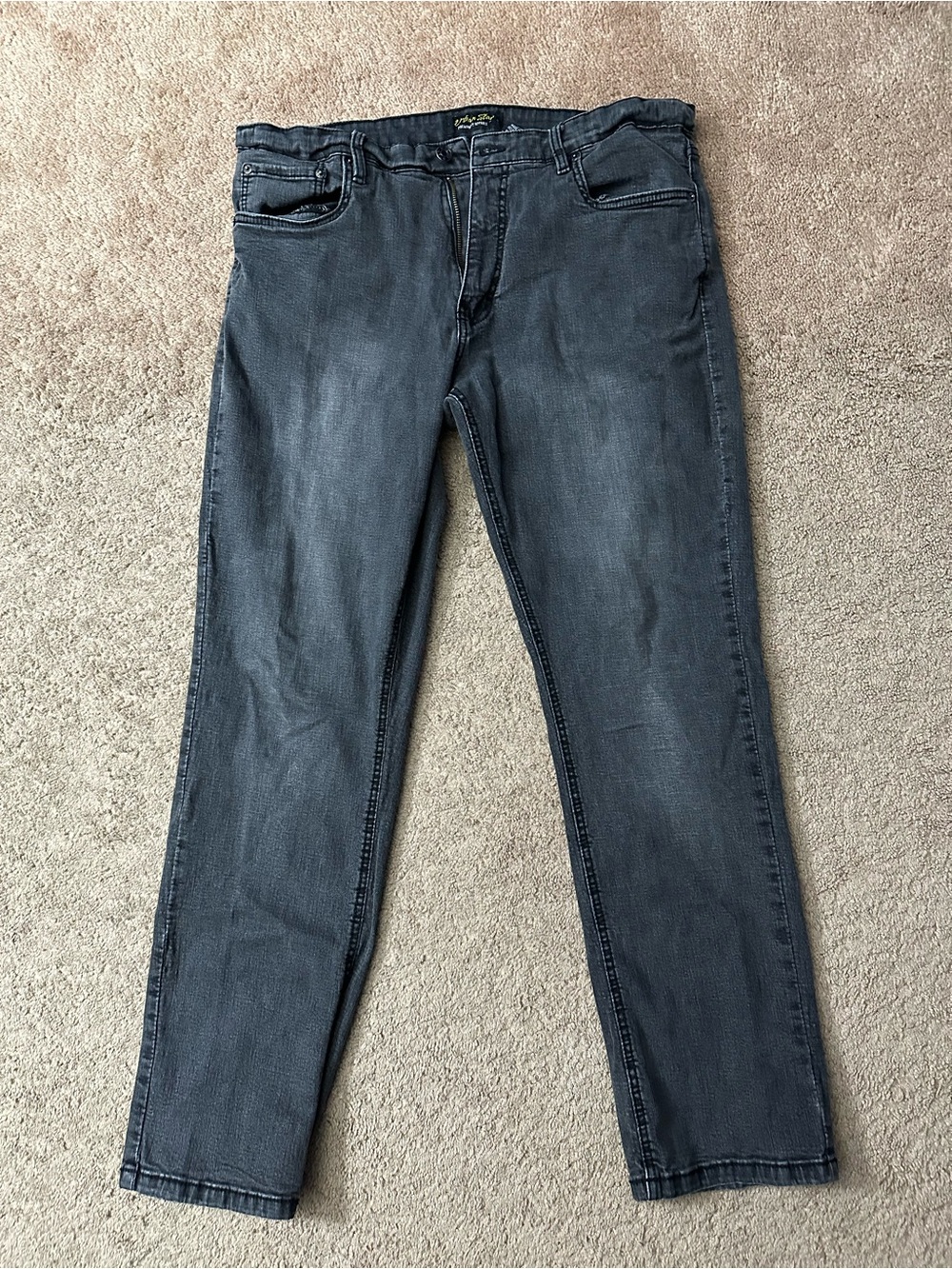 Urban Star Relaxed Fit Black Jeans 38x32